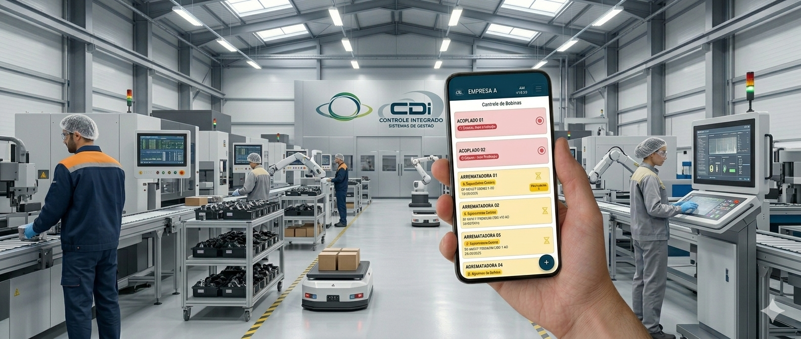 Aplicativo de produção